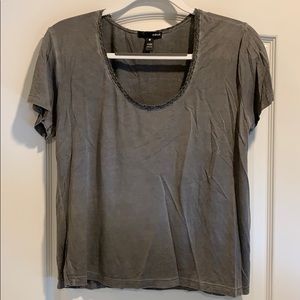 Aqua gray shirt